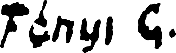 Fónyi Géza (Frimi) szignója