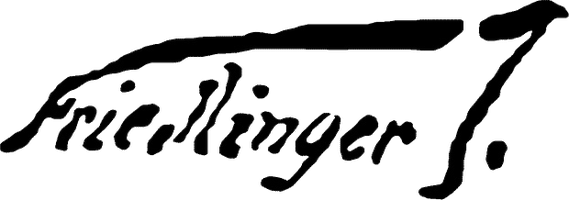 Friedlinger Jenő szignója