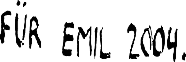 Für Emil szignója